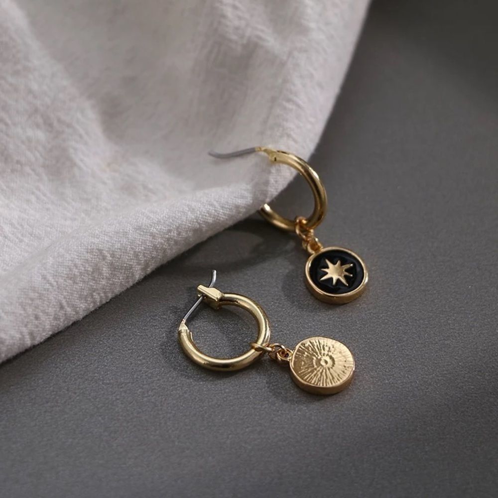 Starry night earrings 🌠 - Picture 3 of 4